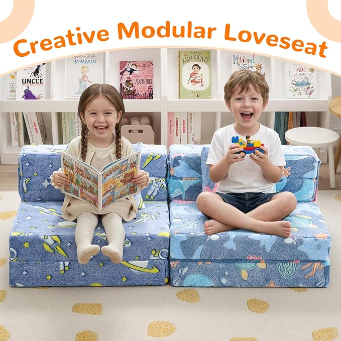 MeMoreCool Foldable Futon Chair Bed - Image 6