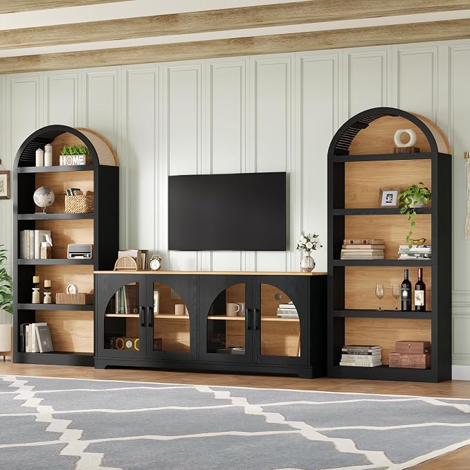 Merax Vintage Farmhouse TV Stand Set by Merax