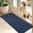 BEQHAUSE Dirt Trapper Door Mat 20" x 48", Non-Slip Washable Doormats, Low by BEQHAUSE