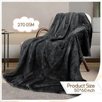4 Pack Fleece Throw Blankets 50x60 Inches - Image 3