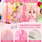 Monobeach Princess Tent Girls Large Playhouse Kids Castle Play Tent - Image 6