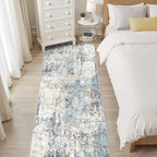 LOONGRUG Runner Rug 2x6 Washable Non-Slip Kitchen Neutral Modern Rug | Abstract - Image 6