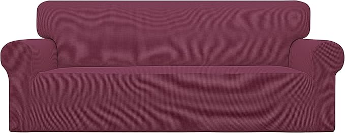 Easy-Going Stretch Oversized Sofa Couch Slipcover Washable ASH Rose | 1-Piece by Easy-Going