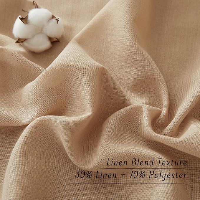 NICETOWN Linen 36 inch Curtains - Image 6