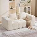 78.7" Loveseat Boneless Couch, Upholstered Cloud Love Seat by CACFTII