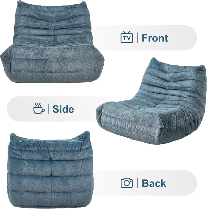 Bean Bag Chairs for Adults Giant Bean Bag Chair Memory Foam BeanBag Chair Bean - Image 8