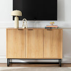 EYYTHUNG Fluted Storage Cabinet - Image 3