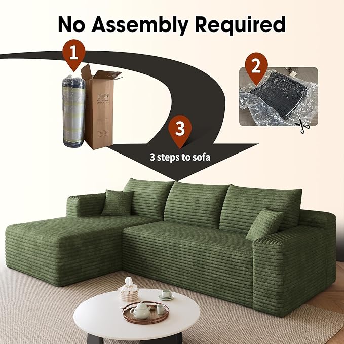 AUGOP 96" Sectional Couches for Living Room Modern Modular Sofa - Image 6