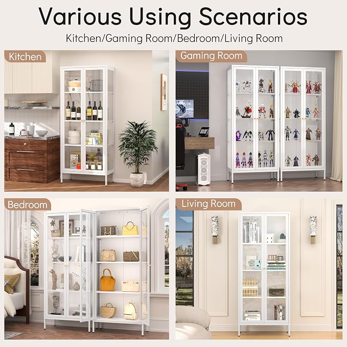 Polup Glass Display Cabinet - Image 5