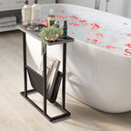 Yusong Narrow Side Table for Small Spaces, Small End Table - Image 4