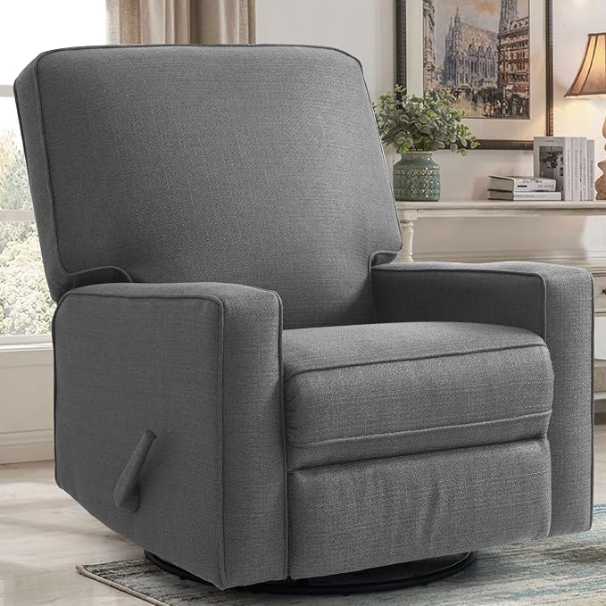 Harkawon Swivel Rocker Recliner Chair, Glider Rocker Recliner, Rocking Chair - Image 10