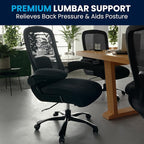 Flash Furniture Big & Tall Swivel Office and Gaming Chair - Image 9