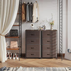 ODK Dresser for Bedroom with 4 Storage Drawers, Small Dresser Chest of Fabric - Image 8