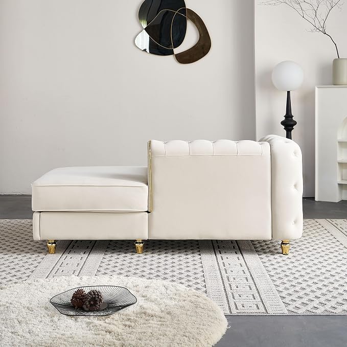Yogald 66.9'' Chesterfield Chaise Lounge - Image 5