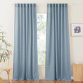 RYB HOME Linen Semi Sheer Curtains by RYBHOME