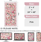 DUKINO 2x4 Entryway Rug, Floral Washable Kitchen Rugs Non Slip, Soft Indoor - Image 2