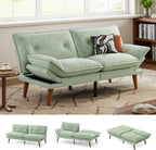 LINSY HOME Futon Sofa Bed, 3 in 1 Convertible Comfy Loveseat Sleeper Sofa Bed by LINSYHOME