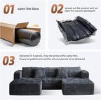 110" Modular Sectional Couch - Image 8