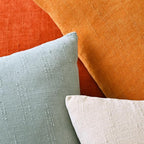 Set of 4 Soft Textured Decorative Throw Pillow Covers 24x24 Inch Cozy Farmhouse - Image 6