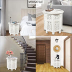 COTTON CRAFT Solid Wood Accent End Table - Image 8