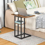 HOOBRO Foldable C Shaped End Table, C Shaped Side Table - Image 5
