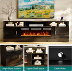 oneinmil 78" Fireplace TV Stand - Image 5