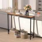 VASMIA Console Table, Entryway Table, Narrow Sofa Table, Living Room, Rustic - Image 5