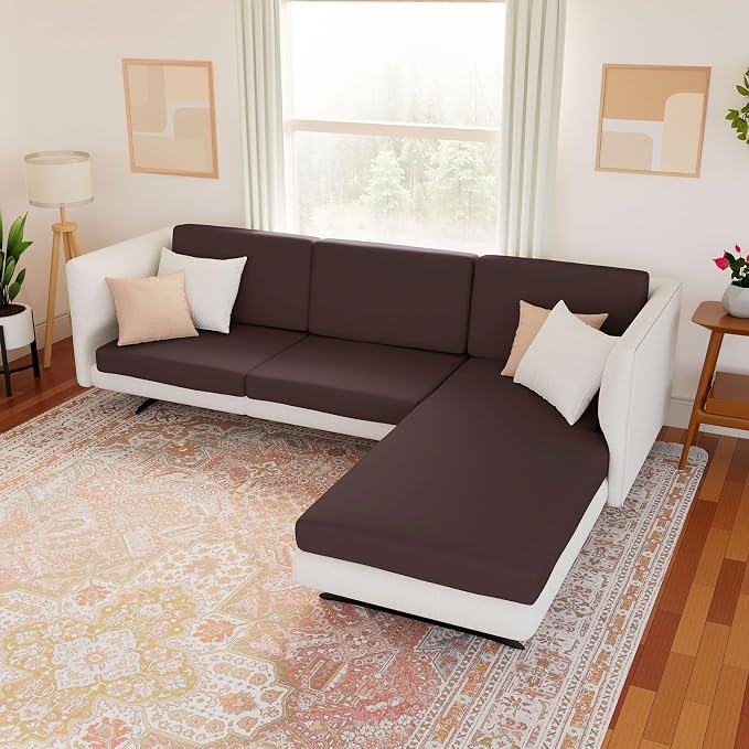 Waterproof Sectional Sofa Cushion Covers, L Shape Couch Slipcovers | L Shape - Image 2