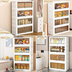 YFXCVSL 4 Tier Plastic Storage Bins - Image 4
