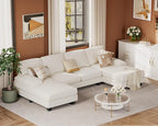 JUMMICO Sectional Couches for Living Room, U Shaped Couch - Image 8