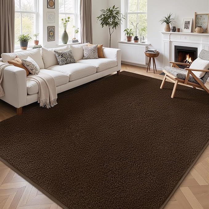 3x10 Runner Rug for Hallway, Long Runner Rugs Non Slip, Coffee | Soft Washable - Image 9