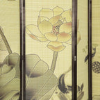 MyGift Decorative 6-Panel Folding Room Divider Bamboo Screen - Image 6