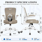 FelixKing Office Chair, Ergonomic Desk Chair Breathable Mesh Chairs Adjustable - Image 3