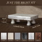 EOSAHR Boho Fir Wood Risers for Decor for Small Vanity - Image 2