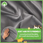 Loiion Velvet Sofa Cover, Ultra Soft Waterproof Non-Slip Couch Cover - Image 6