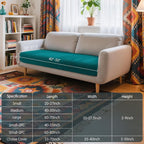 Hokway Couch Cushion Covers Stretch Cushion Covers Sofa Seat Cushion Slipcover - Image 3