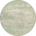 Round Area Rug Living Room: 4 ft Modern Washable Indoor Carpet | by FXRHLP