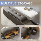 AF ARTISAN FURNITURE Queen Size Smart Multifuncional Bed Frame - Image 7