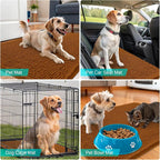 OLANLY Dog Door Mat for Muddy Paws 32x20, Super Absorbent Chenille Mud Mat | - Image 7