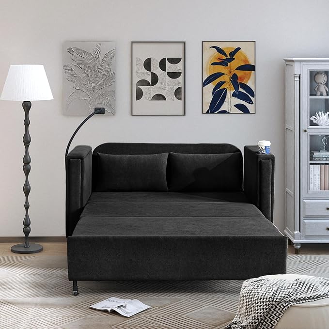 3-in-1 Convertible Sleeper Sofa Couch - Image 7
