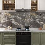 BAYYA Dark Grey/Gold Marble Contact Paper - Image 9