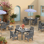 Stoog 3 Piece Patio Dining Sets, All-Weather Outdoor Chairs Set of 2 - Image 2