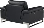 Blackjack Furniture Weston Collection Genuine Italian Leather Living Room Chair - Image 4