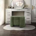 Furniture of America Lennox Modern Chenille 25-inch Round Storage Ottoman - Image 10