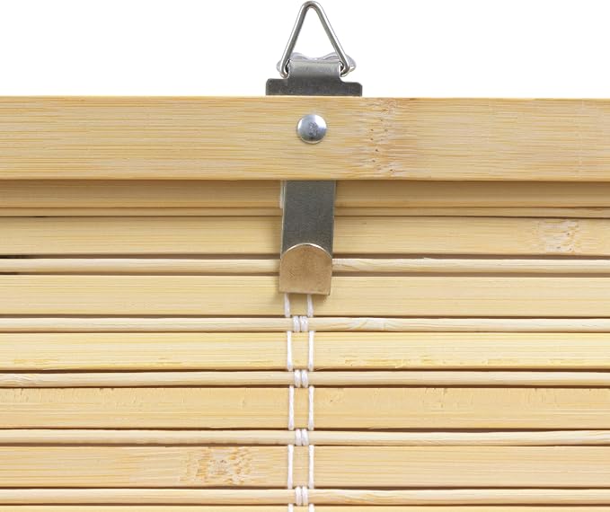 Red Lantern Bamboo Cordless Window Shade - Image 5