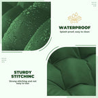 Wicker Chair Cushions of 5 Pieces, Waterproof Outdoor Loveseat Cushion - Image 3