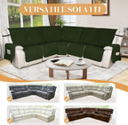 HDCAXKJ 100% Waterproof Reclining Sectional Couch Covers L Shape Recliner Sofa - Image 5