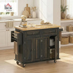 HOMCOM Kitchen Island Cart - Image 2