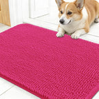 OLANLY Dog Door Mat for Muddy Paws 30x17, Super Absorbent Chenille Mud Mat | by OLANLY