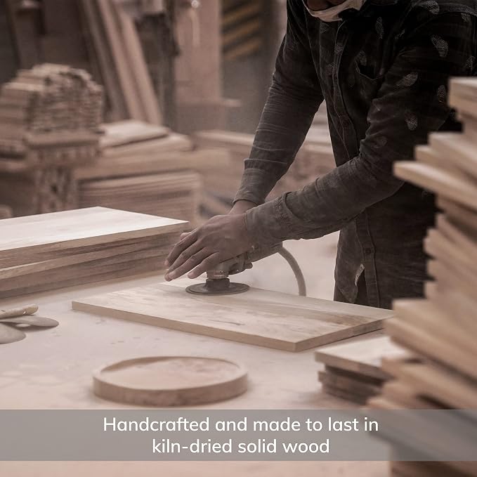 MH London Tri Pin Side Table I Handmade Natural Mango Wood, Naturally Moisture - Image 2